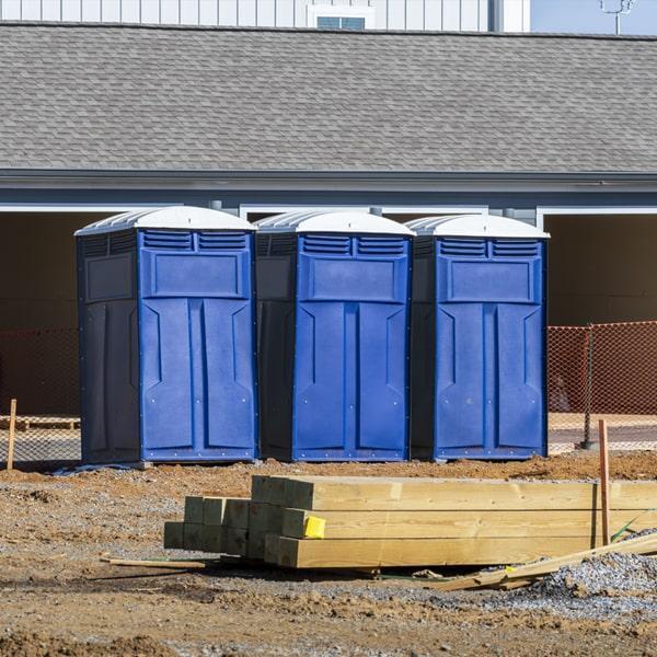 Heavy-duty construction site porta potty in Snellville, Georgia